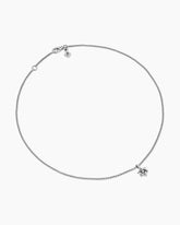 Cable Collectibles® Teen Star of David Necklace in Sterling Silver with Center Diamond